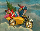 santa claus vintage 58